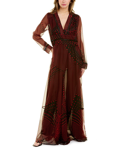 Shop Eywasouls Malibu Chelsea Maxi Dress In Red