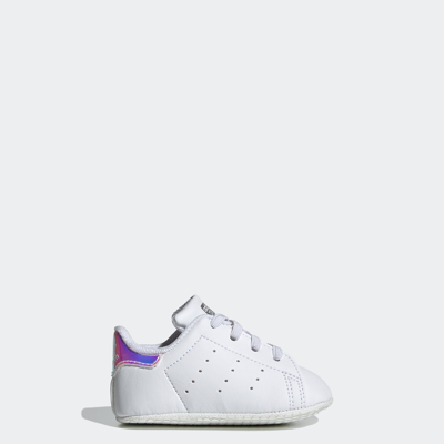 Shop Adidas Originals Kids' Adidas Stan Smith Crib Shoes In White