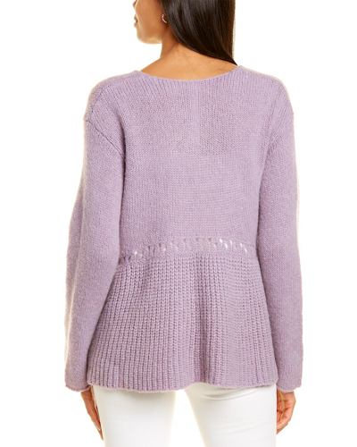 Shop Merlette Seward Wool & Alpaca-blend Cardigan In Pink