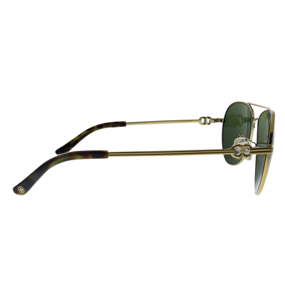 Shop Tory Burch Ty 6083 330171 58mm Womens Pilot Sunglasses In Green