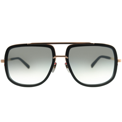 Dita Mach-one Drx-2030-l-blk-rgd-59 Unisex Aviator Sunglasses In Multi