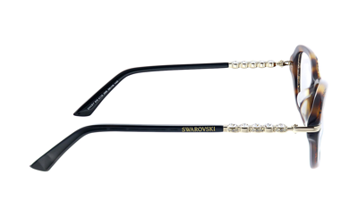 Shop Swarovski Sk 4110 056 56mm Womens Square Eyeglasses 56mm In White