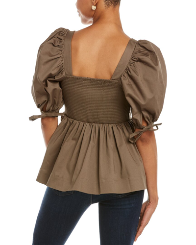 Shop Ted Baker Popsiee Top In Brown