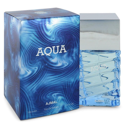 Shop Ajmal 550583 3.4 oz Aqua Cologne Eau De Parfum Spray For Men In Green