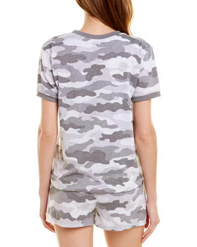 Shop Kensie Short Sleeve T-shirt In Grey