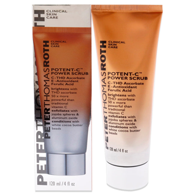Shop Peter Thomas Roth Potent-c Power Power Scrub By  For Unisex - 4 oz Scrub In Brown
