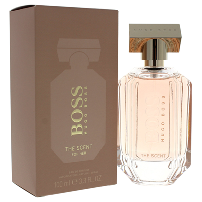 Shop Hugo Boss Boss The Scent For Her By  For Women - 3.3 oz Edp Spray In Beige