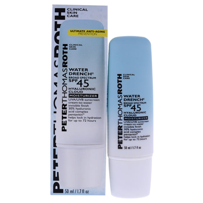 Shop Peter Thomas Roth Water Drench Cloud Cream Moisturizer Spf 45 By  For Unisex - 1.7 oz Cream In Blue