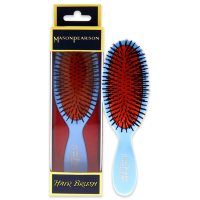 Shop Mason Pearson Pocket Bristle Brush - B4 Blue By  For Unisex - 1 Pc Hair Brush In Orange