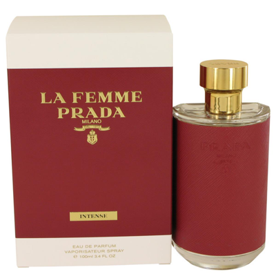 Shop Prada 538022 3.4 oz La Femme Intense Eau De Pafum Spray For Womens In Red