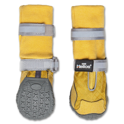 Shop Dog Helios 'traverse' Premium Grip High-ankle Outdoor Dog Boots In Yellow
