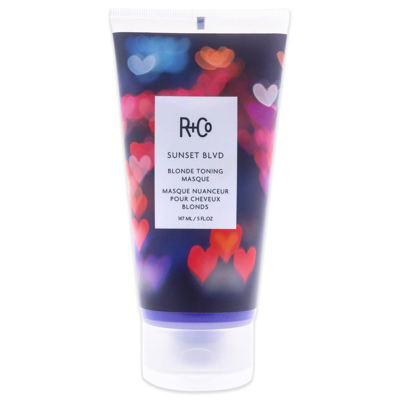 Shop R + Co Sunset Blvd Blonde Toning Masque By R+co For Unisex - 5 oz Masque In Purple