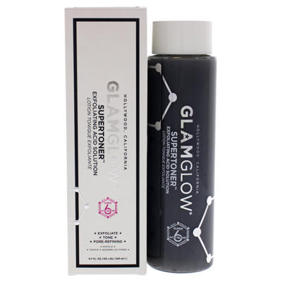 Shop Glamglow Supertoner Exfoliating Acid Solution By  For Unisex - 6.7 oz Exfoliator In Black