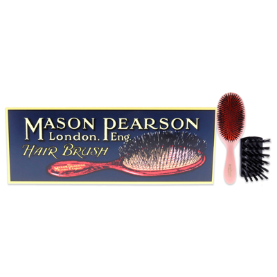 Shop Mason Pearson Extra Small Pure Bristle Brush - B2 Pink By  For Unisex - 2 Pc Hair Brush And Cleaning