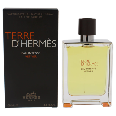 Shop Hermes Terre D Eau Intense Vetiver By  For Men - 3.3 oz Edp Spray In Yellow