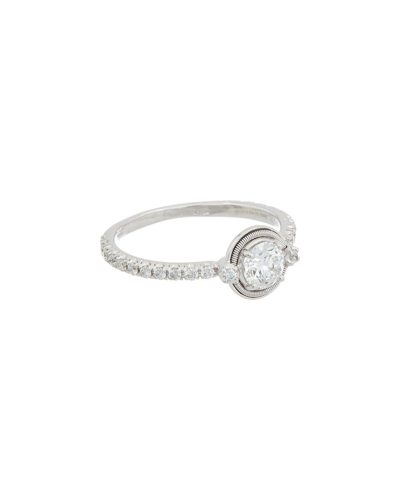 Shop Marco Bicego Forever 18k 0.85 Ct. Tw. Diamond Ring In Silver