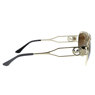 Michael Kors Vienna Mk 1102 101413 Womens Aviator Sunglasses In Gold