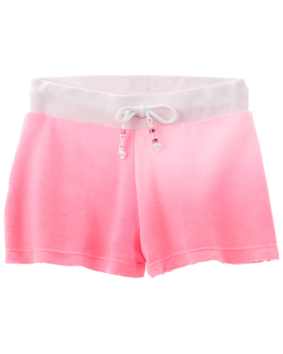 Shop Flowers By Zoe Jersey Terry Short In Pink