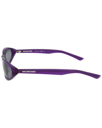 Shop Balenciaga Unisex Bb0007s 59mm Sunglasses In Purple
