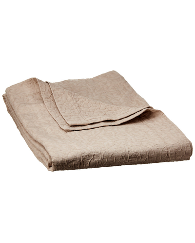 Shop Sferra Adelli Blanket Cover In Grey