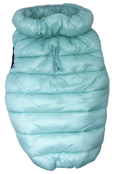 Shop Pet Life 'pursuit' Quilted Ultra-plush Thermal Dog Jacket In Blue