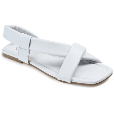 Journee Collection Collection Women's Tru Comfort Foam Jaymie Sandal In White