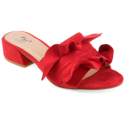 Shop Journee Collection Collection Women's Sabica Slide In Red