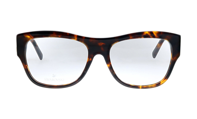 Shop Swarovski Sk 5213 054 53mm Womens Square Eyeglasses 53mm In White