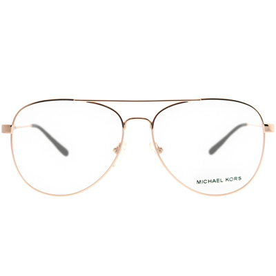 Shop Michael Kors Procida Mk 3019 1116 56mm Womens Aviator Eyeglasses 56mm In White