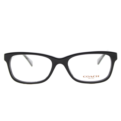 Shop Coach Hc 6089 5002 51mm Womens Rectangle Eyeglasses 51mm In Black
