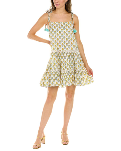 Shop Ash & Eden Alonya Mini Dress In Yellow