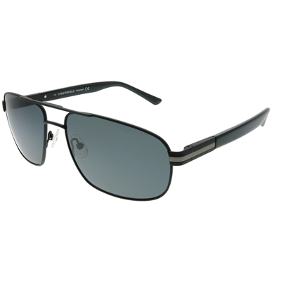 Shop Chesterfield Ch 05s 0003 Unisex Aviator Sunglasses In Blue