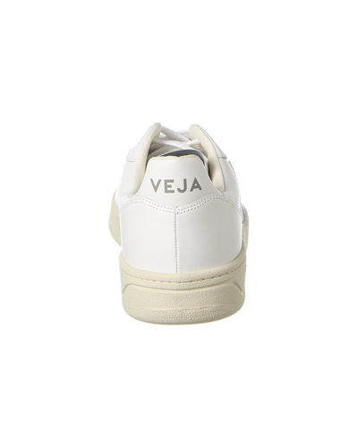 Veja Mens V-90 O.t Leather Extra White Trainers In White