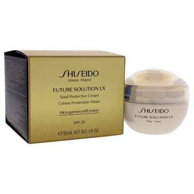 Shop Shiseido Future Solution Lx Total Protective Cream Spf 20 By  For Unisex - 1.8 oz Cream In Beige