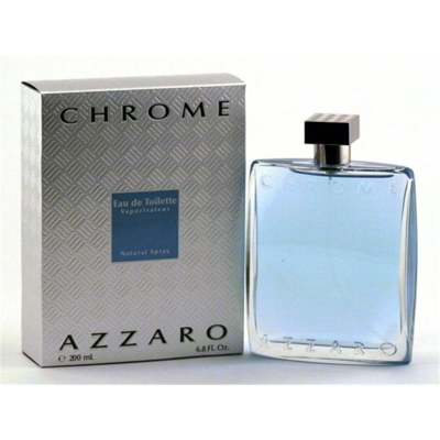 Shop Azzaro Chrome By  - Edt Spray 6.8 oz In Blue