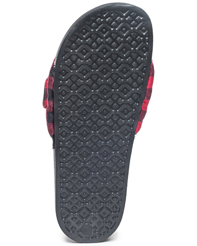 Shop Bernardo Rylee Plaid Leather Sandal In Red