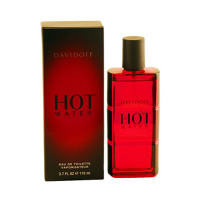 Shop Davidoff Hot Water By  For Men- 3.7 oz Edt Spray In Red