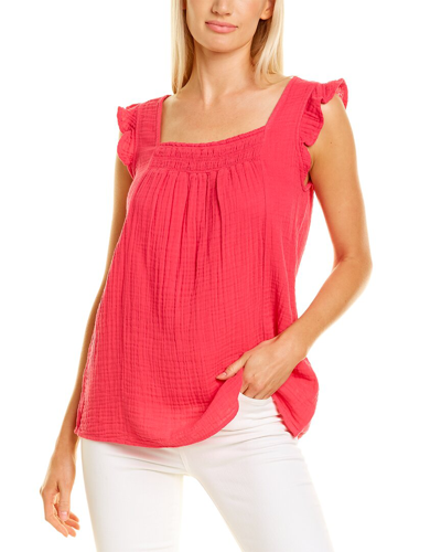 Shop Beachlunchlounge Selah Blouse In Pink