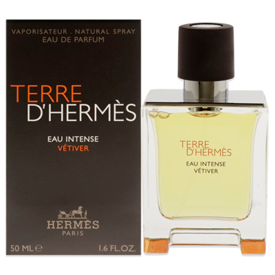 Shop Hermes Terre D Eau Intense Vetiver By  For Men - 1.6 oz Edp Spray In Black