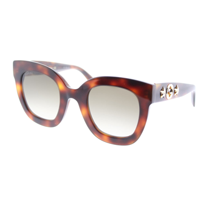 Gucci Gg 0208s 003 Womens Fashion Sunglasses In Brown | ModeSens
