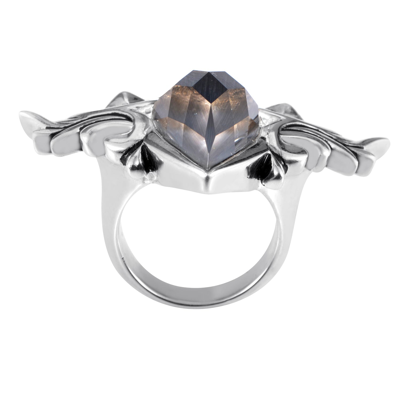 Shop Stephen Webster Baroque Superstud Womens Sterling Silver Cat's Eye & Quartz Ring