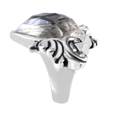 Shop Stephen Webster Baroque Superstud Womens Sterling Silver Cat's Eye & Quartz Ring