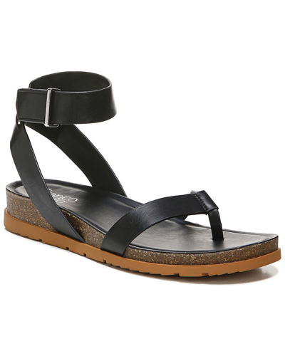 Shop Franco Sarto Blanca Leather Espadrille In Black