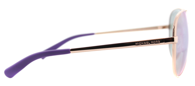 Shop Michael Kors Chelsea Mk 5004 10034v Unisex Aviator Sunglasses In Purple