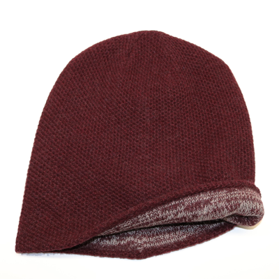 Portolano Cashmere Reversible Slouchy Hat In Multi