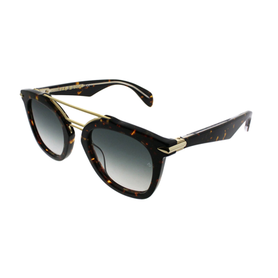 Shop Rag & Bone Veska Rnb 1005/s 086 9k Unisex Square Sunglasses In Multi