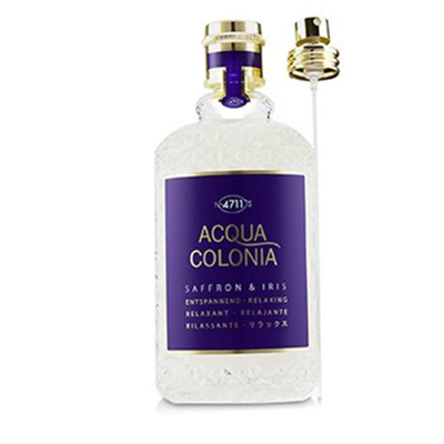 Shop Muelhens 4711 238640 5.7 oz Acqua Colonia Saffron & Iris Eau De Cologne Spray In Purple