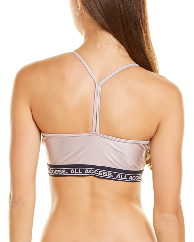 All Access Chorus Logo Bra In Purple