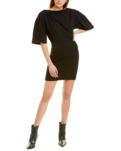 Shop Iro Palmero Mini Dress In Black
