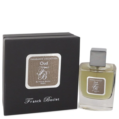 Shop Franck Boclet 550424 3.4 oz Oud Cologne Eau De Parfum Spray For Men In Green